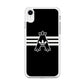 Adidas Royal Black Logo Stripe iPhone XR Case