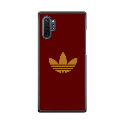 Adidas Simple Maroon Gold Samsung Galaxy Note 10 Plus Case