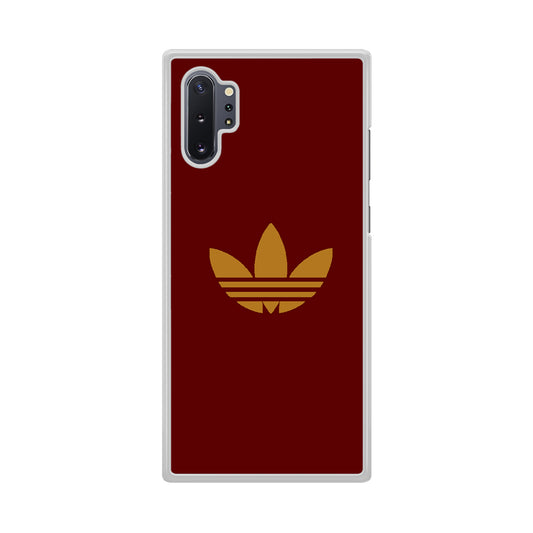 Adidas Simple Maroon Gold Samsung Galaxy Note 10 Plus Case