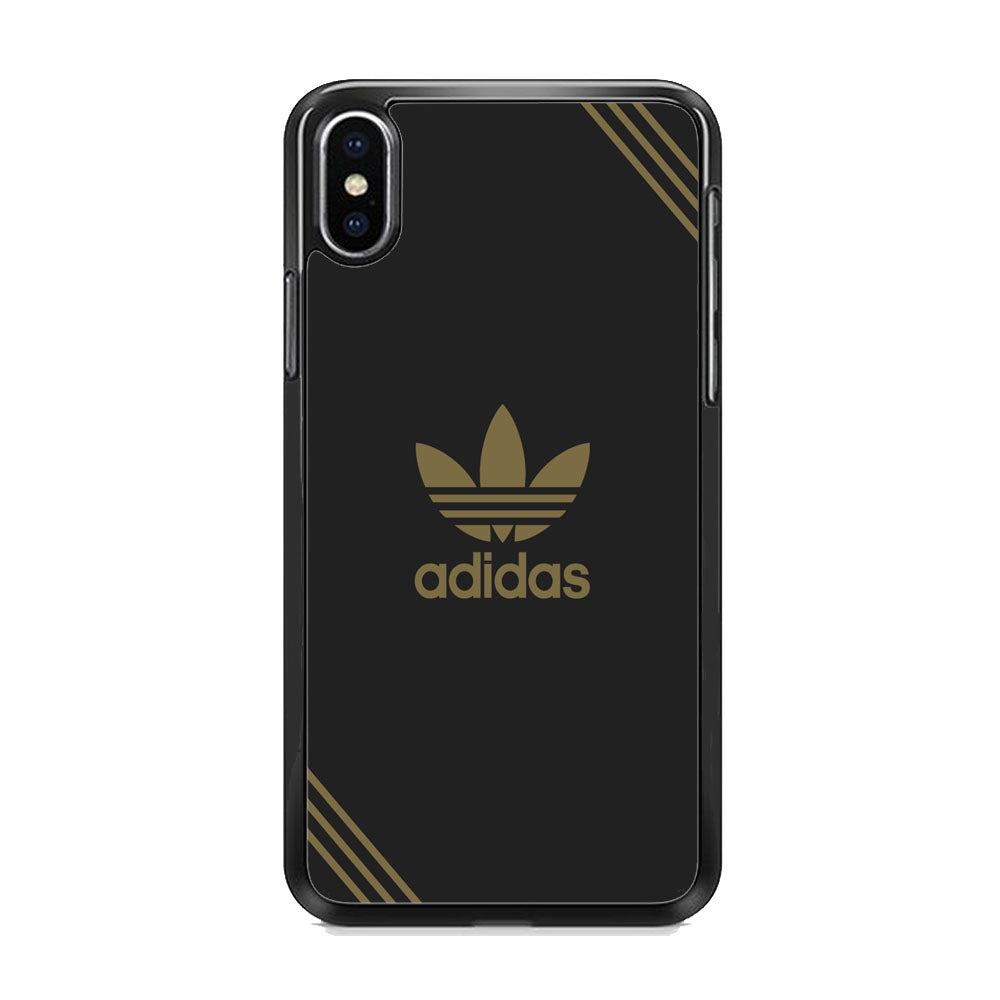 Adidas Gold Absolute Grey iPhone Xs Case