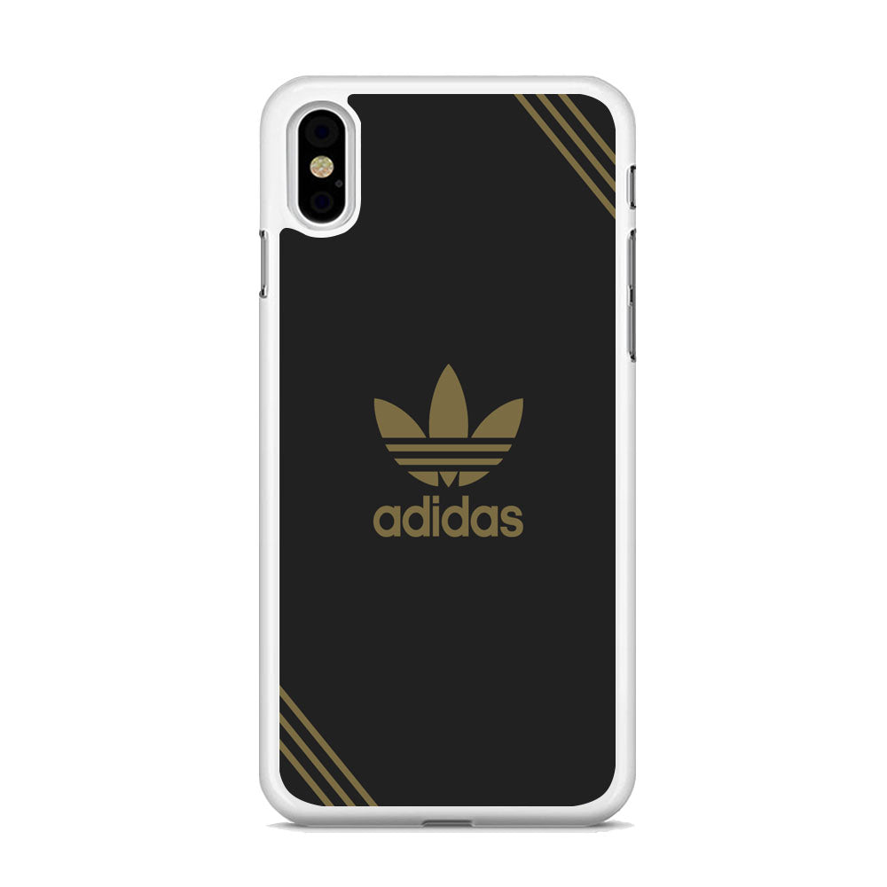 Adidas Gold Absolute Grey iPhone Xs Case