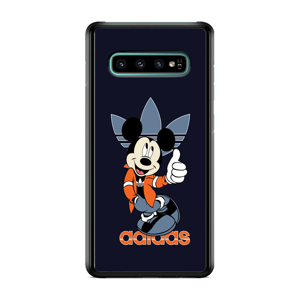Adidas Navy Mickey Samsung Galaxy S10 Case