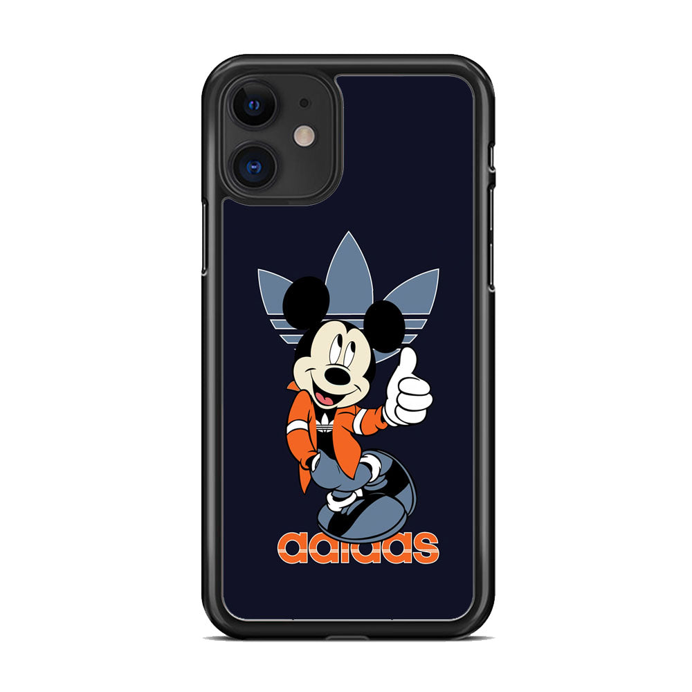 Adidas Navy Mickey iPhone 11 Case