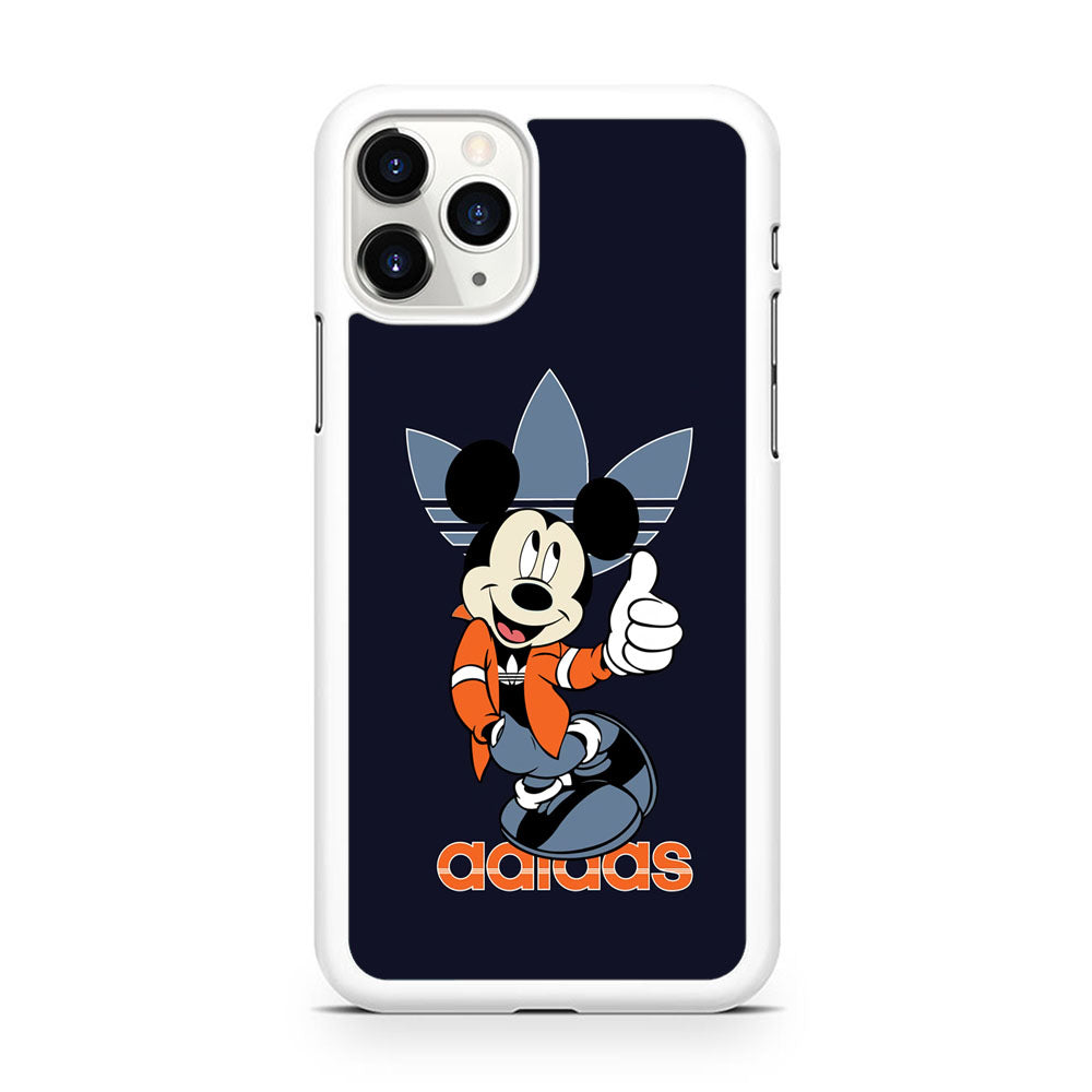 Adidas Navy Mickey iPhone 11 Pro Case