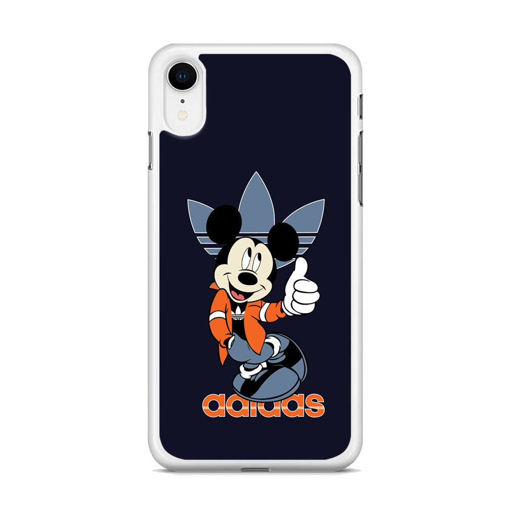 Adidas Navy Mickey iPhone XR Case