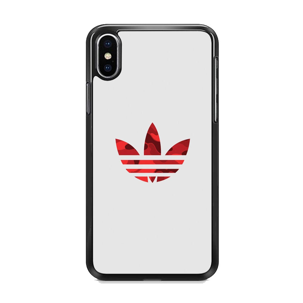 Adidas Pearl Camo Red iPhone Xs Case