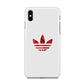 Adidas Pearl Camo Red iPhone Xs Case