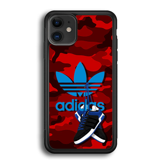 Adidas Shoes Camo Red iPhone 12 Case