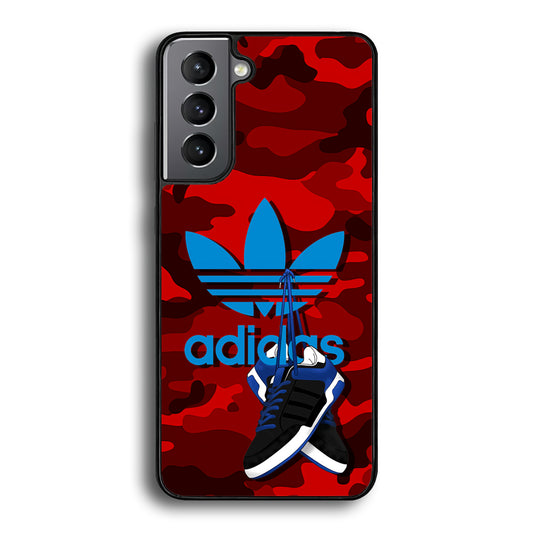 Adidas Shoes Camo Red Samsung Galaxy S21 Plus Case