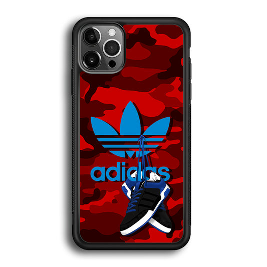 Adidas Shoes Camo Red iPhone 12 Pro Case