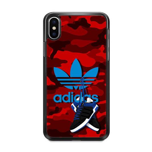 Adidas Shoes Camo Red iPhone Xs Case