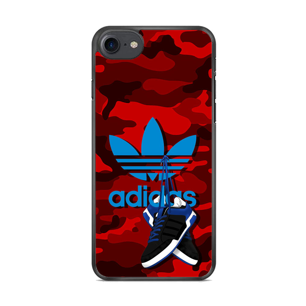 Adidas Shoes Camo Red iPhone 8 Case