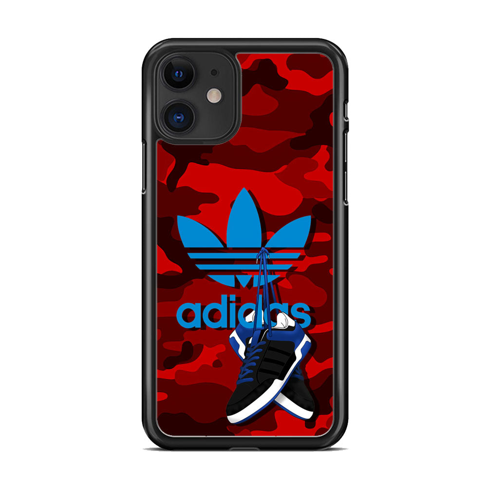 Adidas Shoes Camo Red iPhone 11 Case