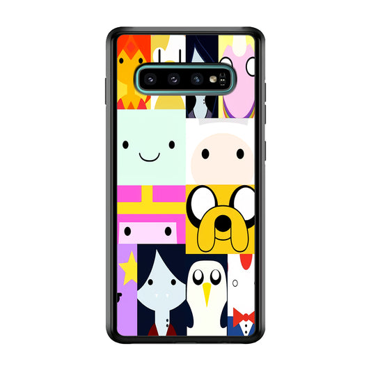 Adventure Time Character Collage Samsung Galaxy S10 Plus Case