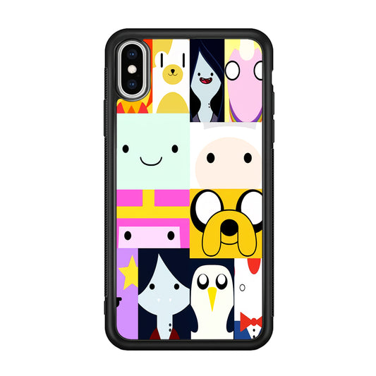 Adventure Time Character Collage iPhone XS Case