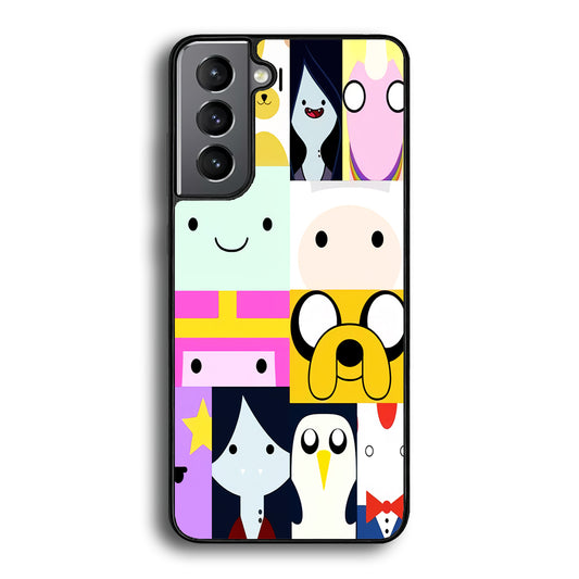 Adventure Time Character Collage Samsung Galaxy S21 Plus Case