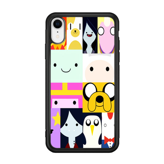 Adventure Time Character Collage iPhone XR Case