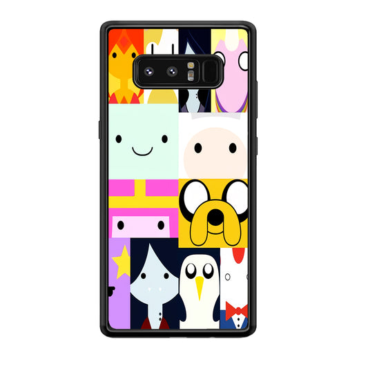 Adventure Time Character Collage Samsung Galaxy Note 8 Case