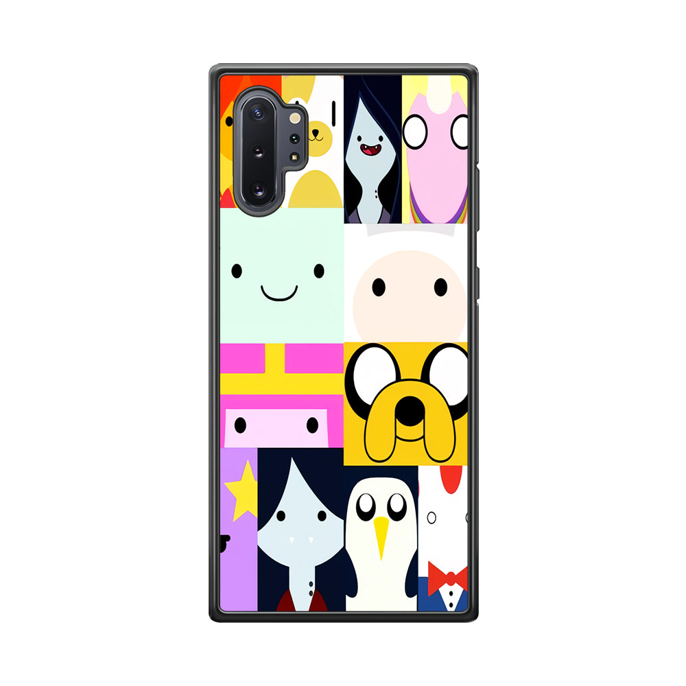 Adventure Time Character Collage Samsung Galaxy Note 10 Plus Case