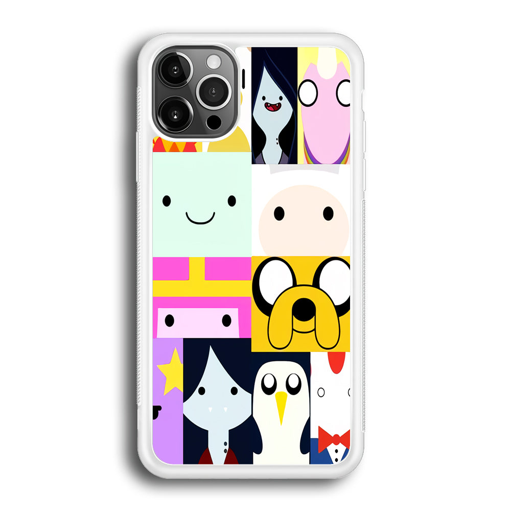 Adventure Time Character Collage iPhone 12 Pro Case