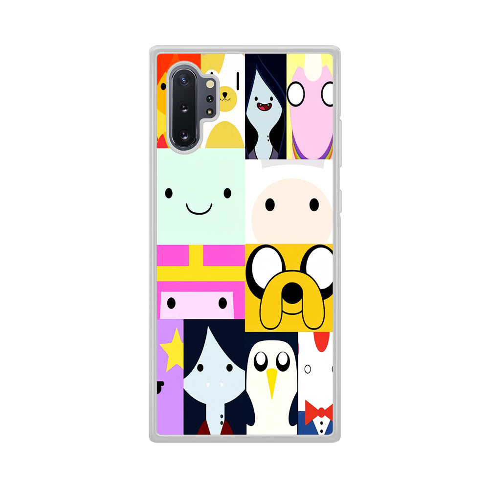 Adventure Time Character Collage Samsung Galaxy Note 10 Plus Case