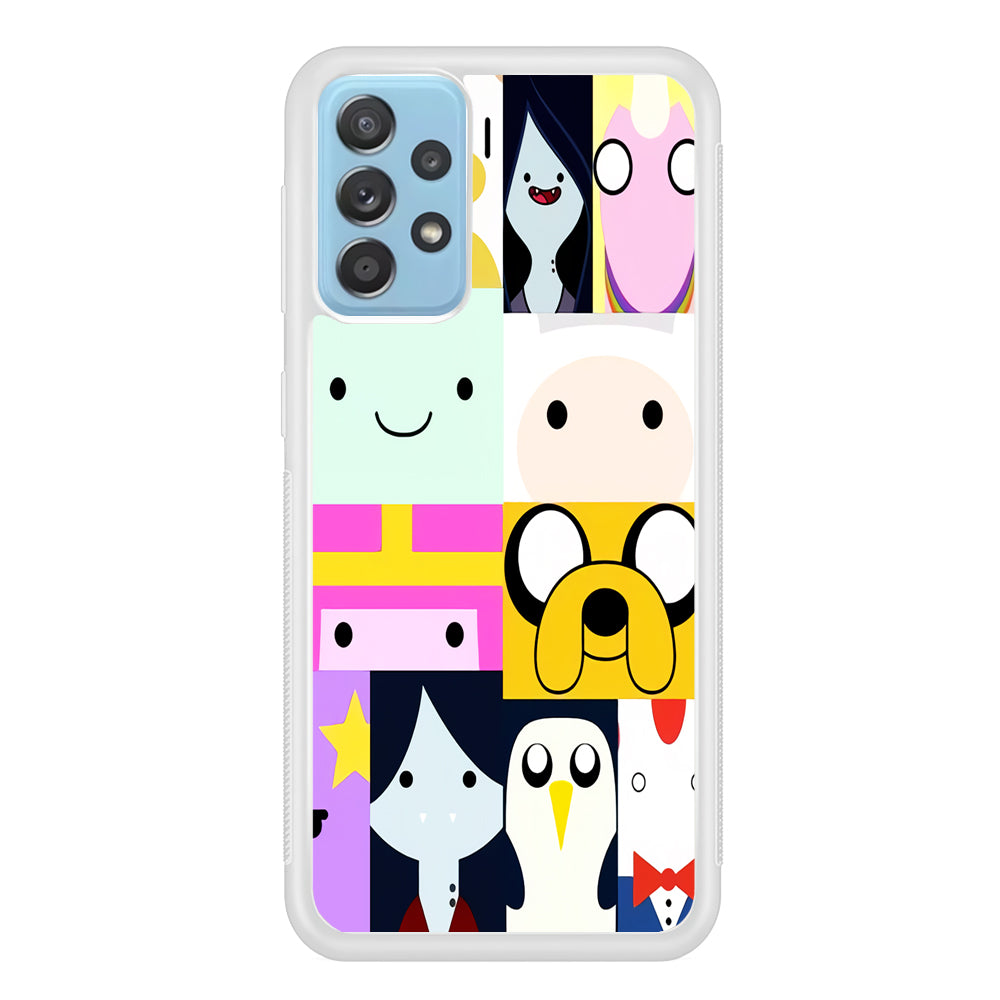 Adventure Time Character Collage Samsung Galaxy A72 Case