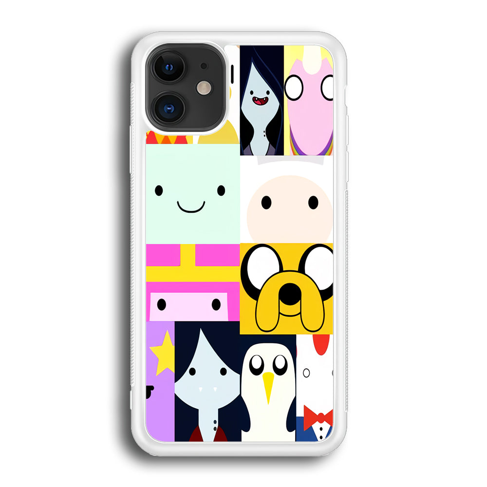 Adventure Time Character Collage iPhone 12 Case