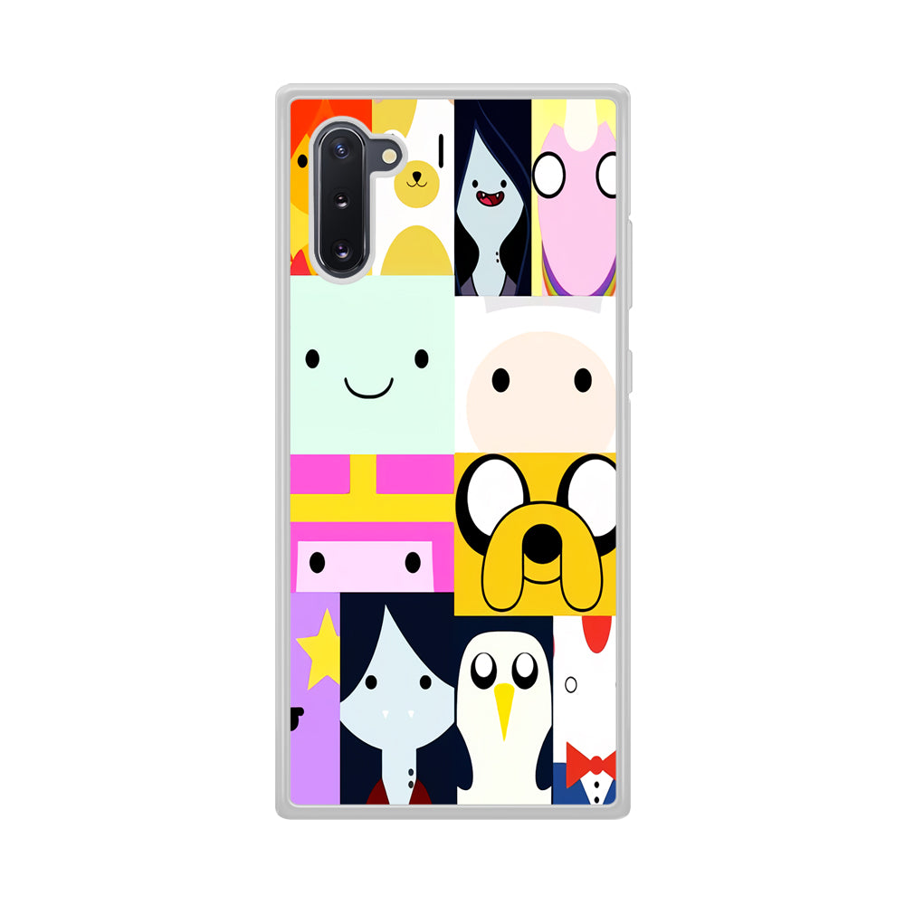 Adventure Time Character Collage Samsung Galaxy Note 10 Case