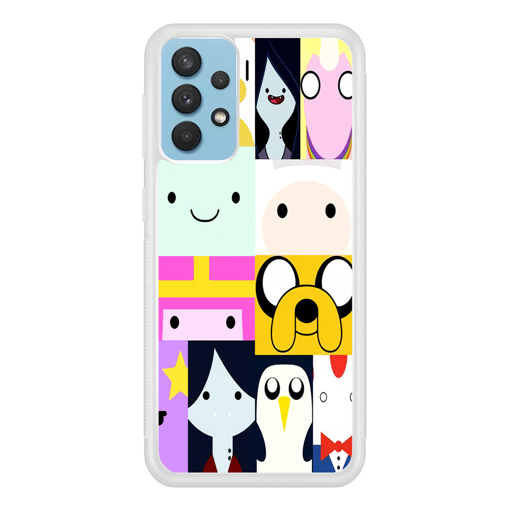 Adventure Time Character Collage Samsung Galaxy A32 Case