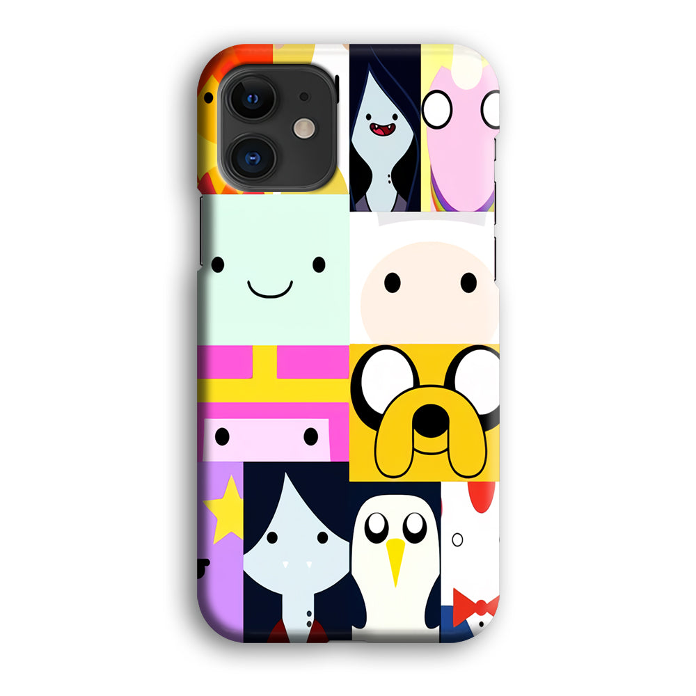 Adventure Time Character Collage iPhone 12 Case