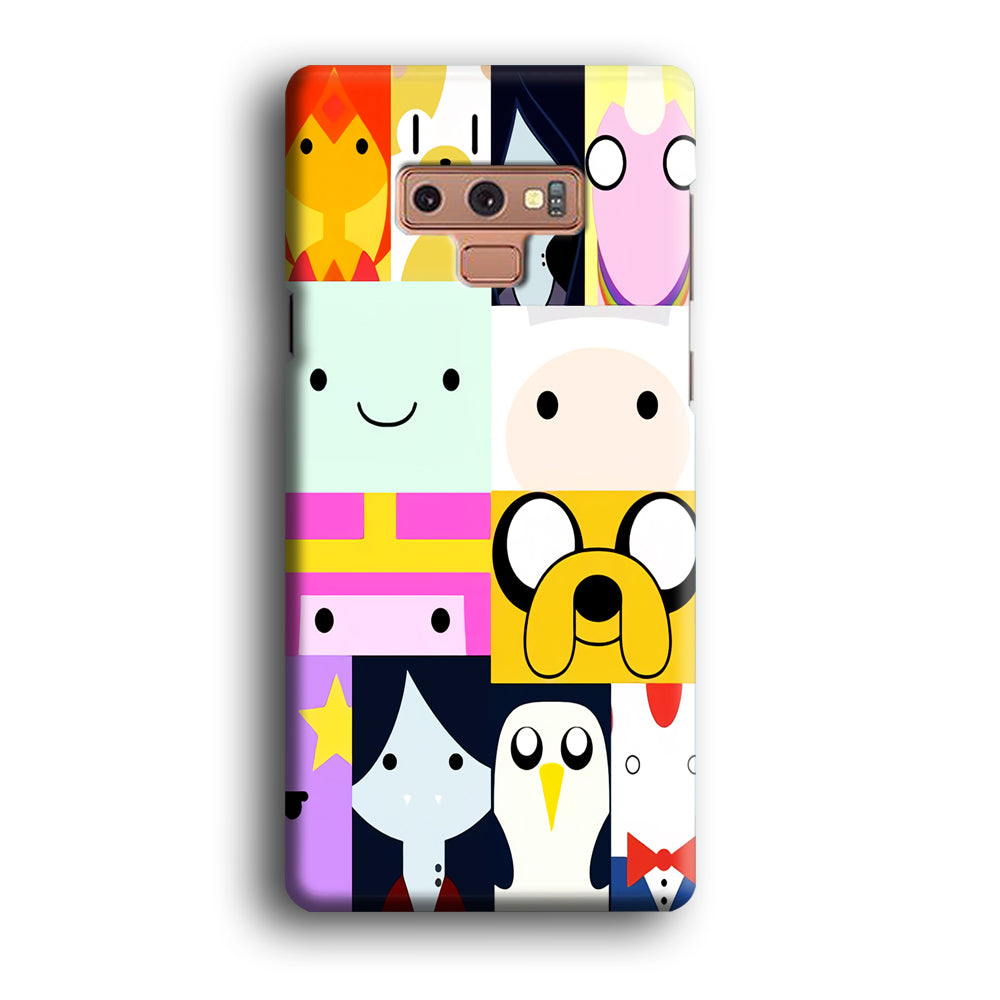 Adventure Time Character Collage Samsung Galaxy Note 9 Case