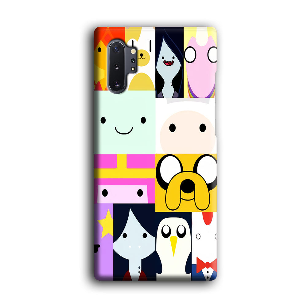 Adventure Time Character Collage Samsung Galaxy Note 10 Plus Case