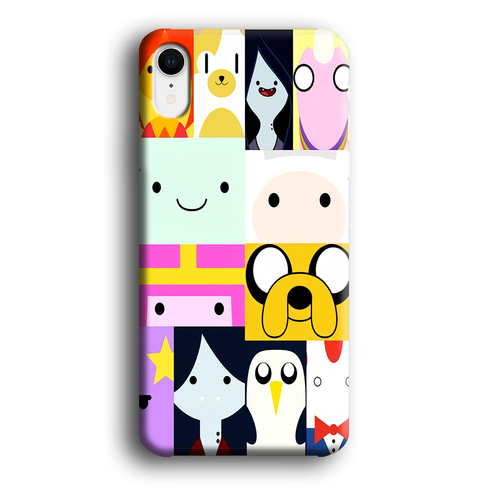 Adventure Time Character Collage iPhone XR Case