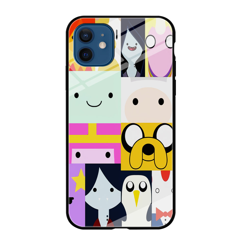 Adventure Time Character Collage iPhone 12 Case