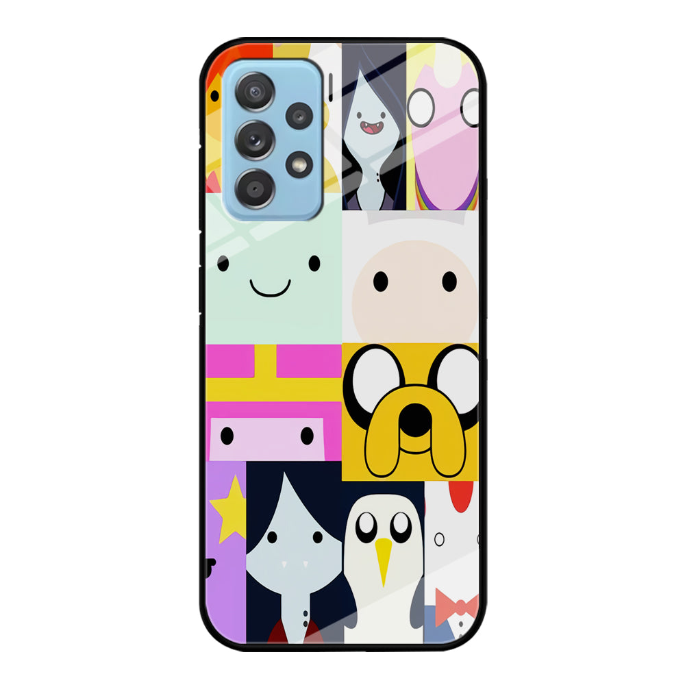 Adventure Time Character Collage Samsung Galaxy A72 Case