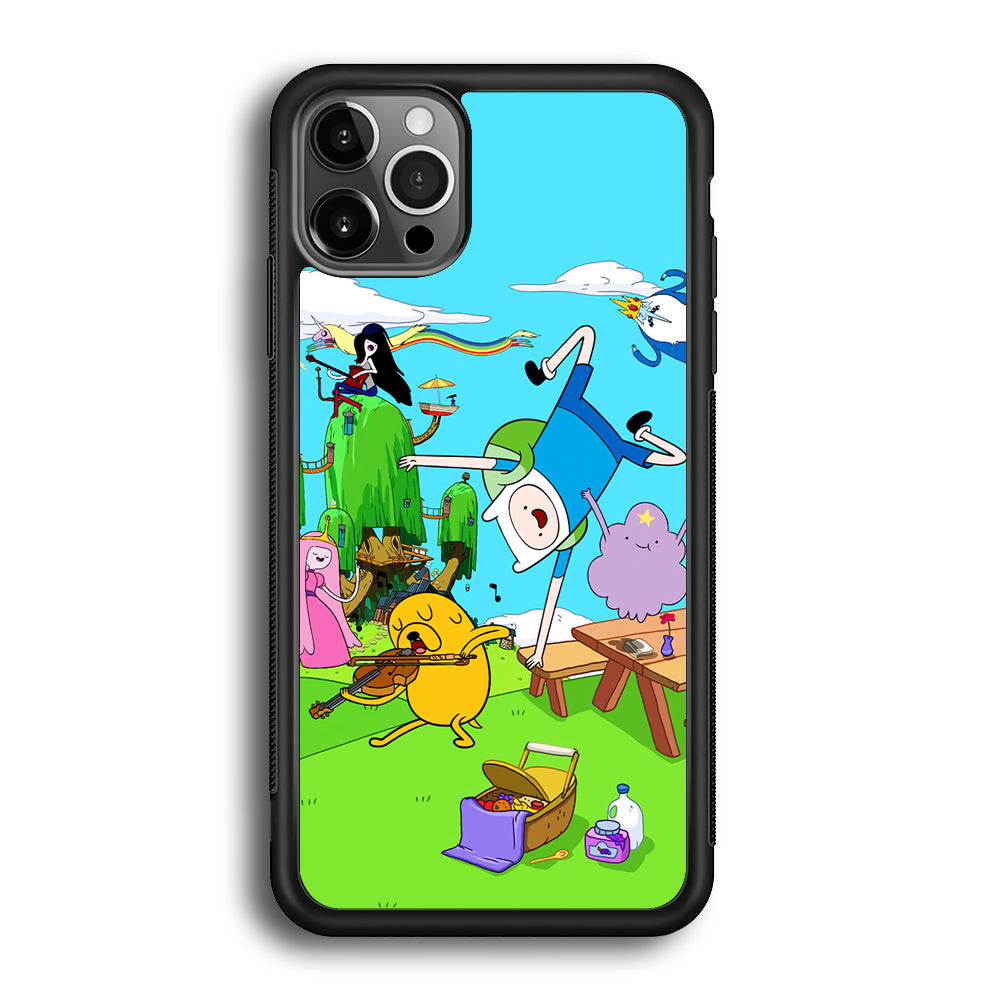 Adventure Time Jamming Session iPhone 12 Pro Case