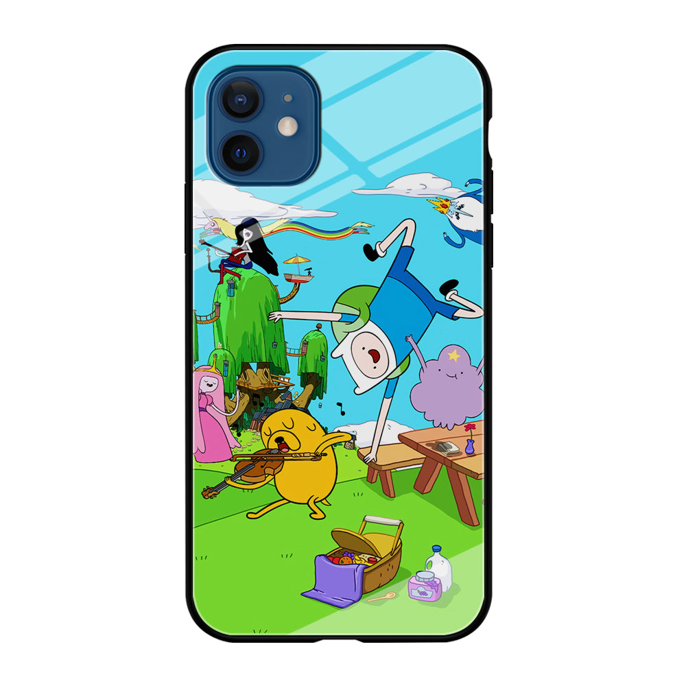 Adventure Time Jamming Session iPhone 12 Case