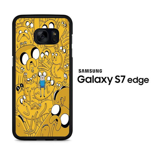 Adventure Time Finn Confused Samsung Galaxy S7 Edge Case - ezzyst