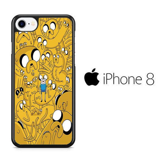 Adventure Time Finn Confused iPhone 8 Case - ezzyst
