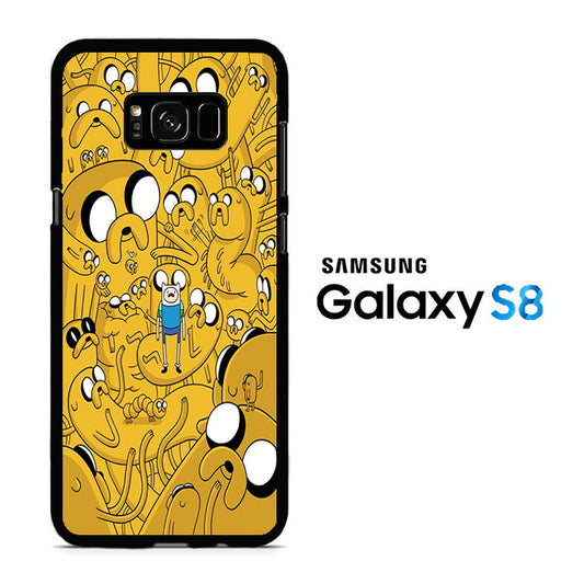 Adventure Time Finn Confused Samsung Galaxy S8 Case