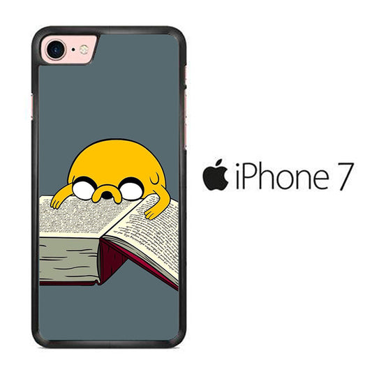 Adventure Time Jake Reading A Book iPhone 7 Case