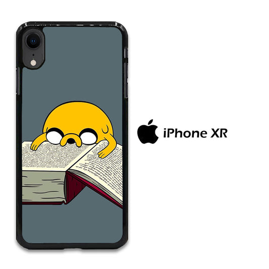Adventure Time Jake Reading A Book iPhone XR Case