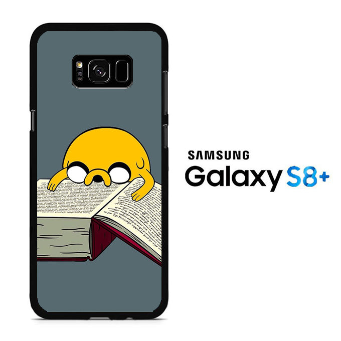 Adventure Time Jake Reading A Book Samsung Galaxy S8 Plus Case
