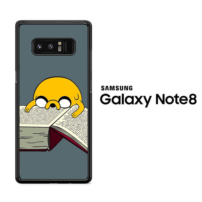 Adventure Time Jake Reading A Book Samsung Galaxy Note 8 Case