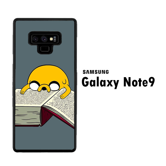 Adventure Time Jake Reading A Book Samsung Galaxy Note 9 Case