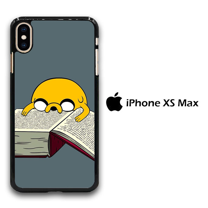 Adventure Time Jake Reading A Book iPhone Xs Max Case