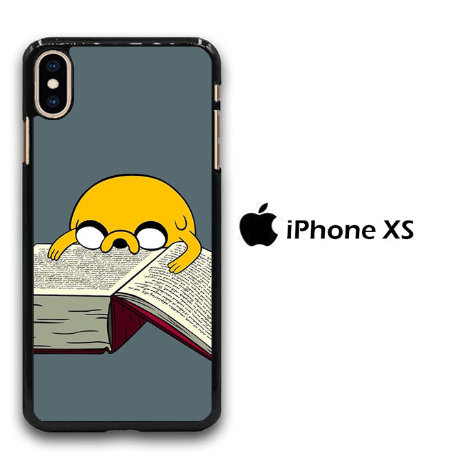 Adventure Time Jake Reading A Book iPhone Xs Case