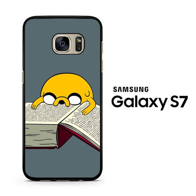Adventure Time Jake Reading A Book Samsung Galaxy S7 Case