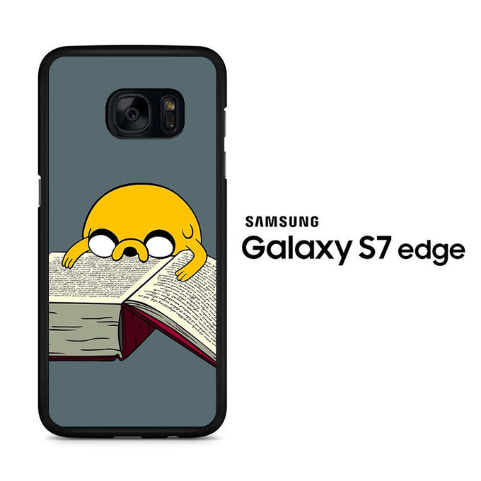 Adventure Time Jake Reading A Book Samsung Galaxy S7 Edge Case