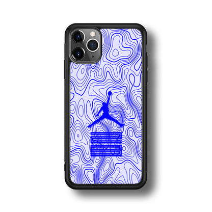 Air Jordan Bluish Topographical iPhone 11 Pro Case